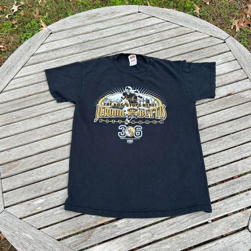 Vintage Steelers black tee from 2004‎ size medium